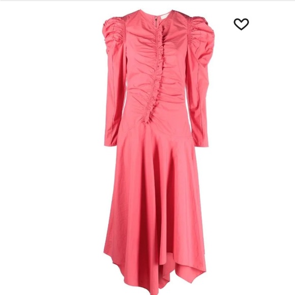 Ulla Johnson | Priyanka Gathered Ruffle Midi Dress - Picture 6 of 6